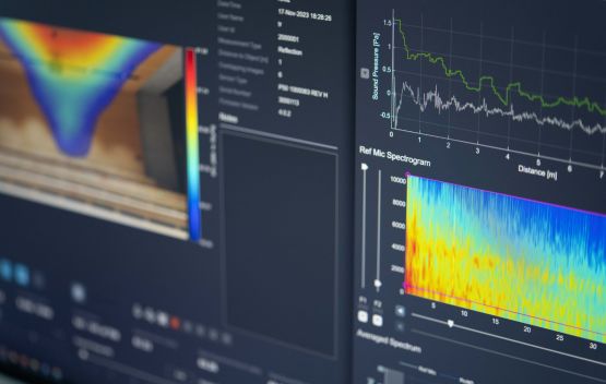 Schermata della funzionalità 3D Echotrack del software di Seven Bel