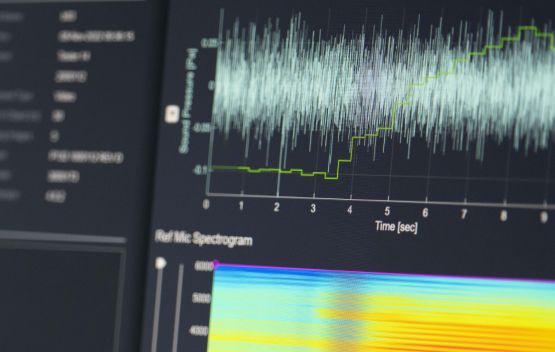 Schermata del software di Seven Bel per le metriche psicoacustiche