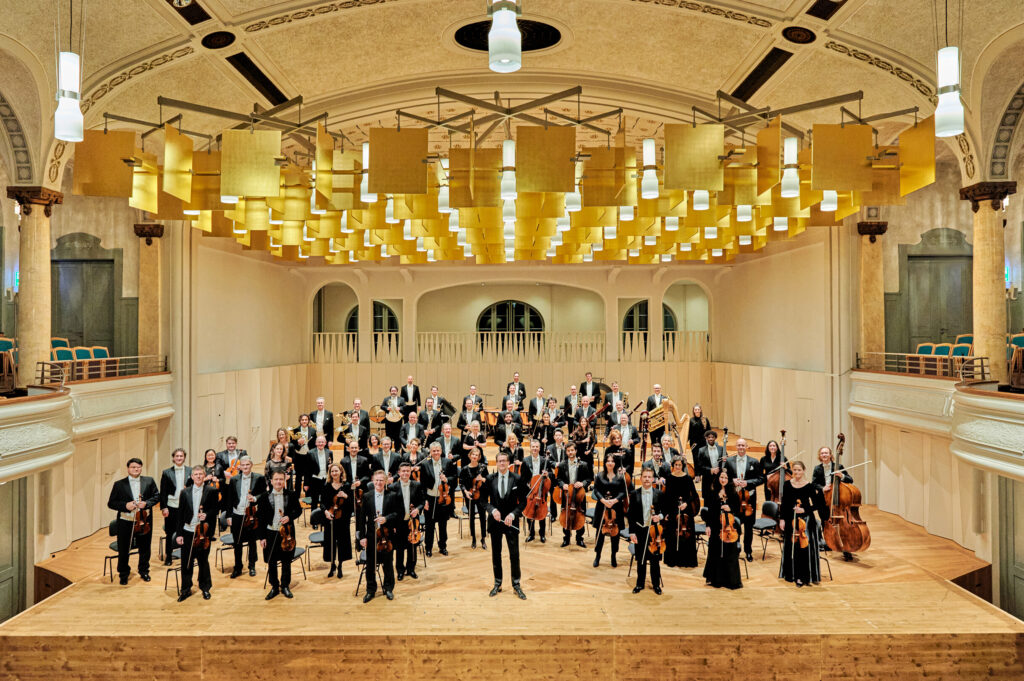 Orchestra in a Concert Hall